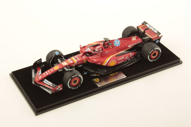 ルックスマート 1/18 フェラーリ SF-24 C.ルクレール　2024年モナコGP優勝 No.16