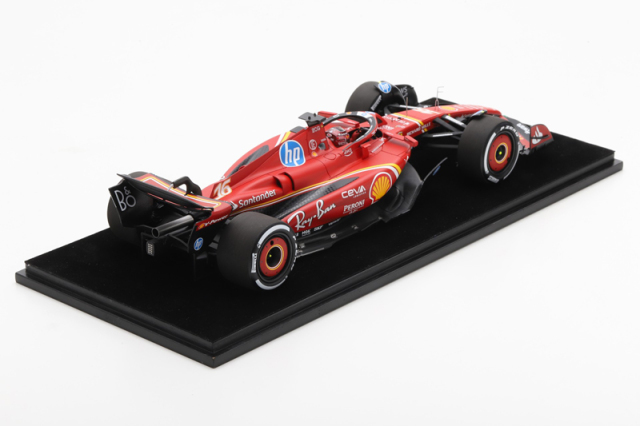 ルックスマート 1/18 フェラーリ SF24 C.ルクレール 2024年アブダビGP3
