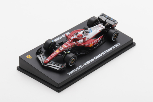 ルックスマート 1/64 フェラーリ SF-25 C.ルクレール 2025年イタリアGP No.16