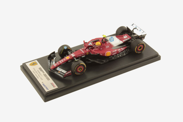 ルックスマート 1/43 フェラーリ SF-25 L.ハミルトン 2025年中国GP　スプリントレース優勝 No.44