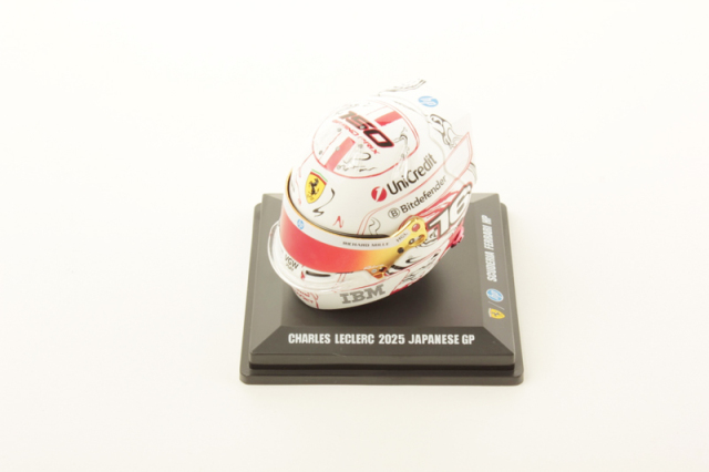 ルックスマート 1/5 C.ルクレール 2025年日本GP150戦記念ヘルメット 