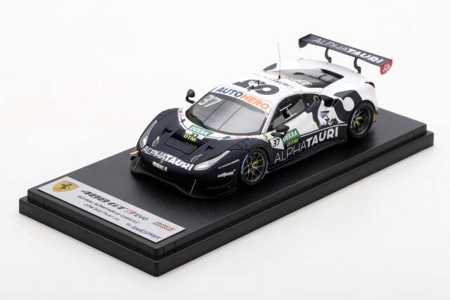 【アウトレットセール】ルックスマート 1/43 フェラーリ（Ferrar）488 GT3 EVO S.ローブ REDBULL-ALPHATAURI AFCORSE 2022年DTMポルティマオ No.37