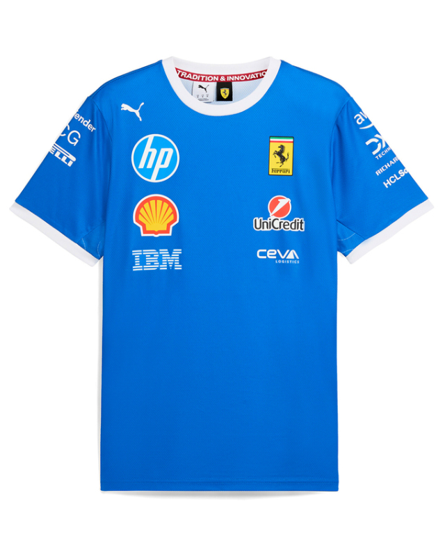 2025 フェラーリ チーム Tシャツ　イタリアGPMONZA限定(PUMA製)