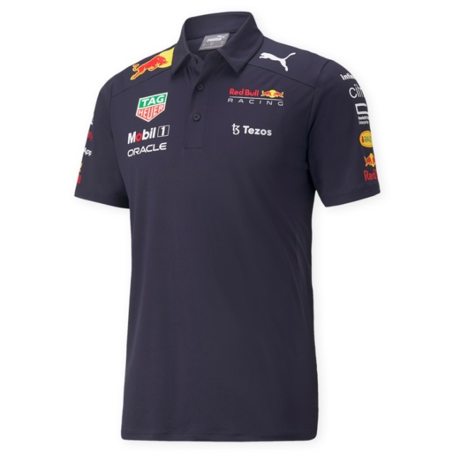 2022 PUMA REDBULL RACING レッドブル チーム レプリカ ポロシャツ