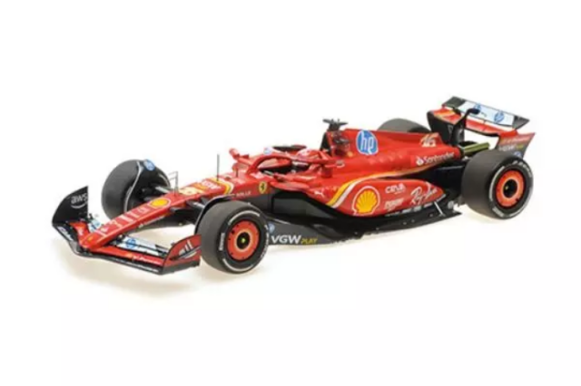 BBRxMINICHAMPS 1/18フェラーリ SF-24 C.ルクレール モナコGP 2024 ウィナー