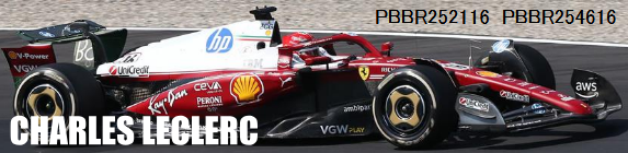 【BBRxMINICHAMPS(PBBR254616)ご予約商品10/1締切】1/43 フェラーリ SF-25 C.ルクレール イタリアGP 2025 (フィギュア付)予価：税込￥41800