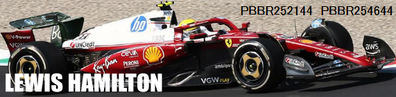 【BBRxMINICHAMPS(PBBR254644)ご予約商品10/1締切】1/43 フェラーリ SF-25 L.ハミルトン イタリアGP 2025(フィギュア付) 予価：税込￥41800