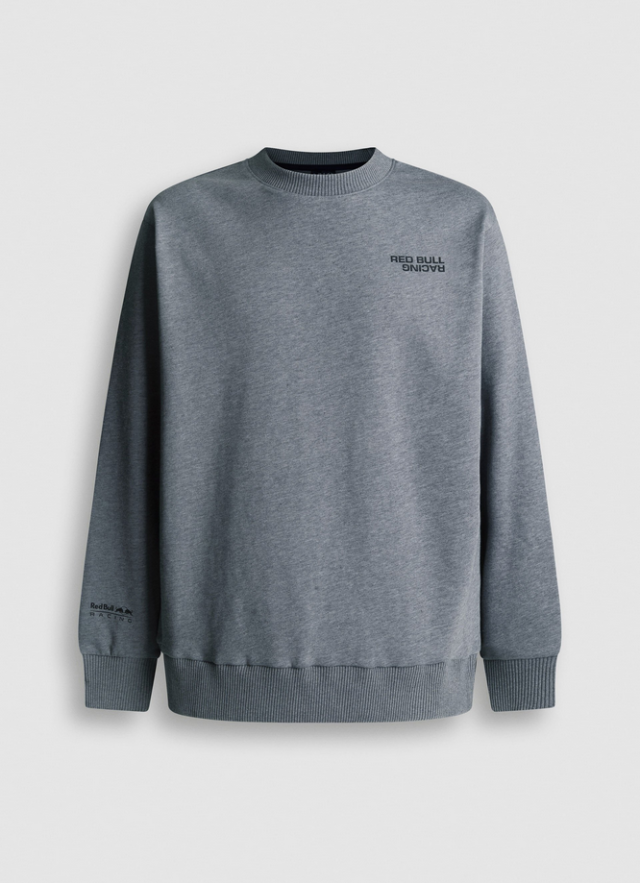 Red Bull Racing x PEPE JEANS regular fit crew neck sweatshirt dark grey marl