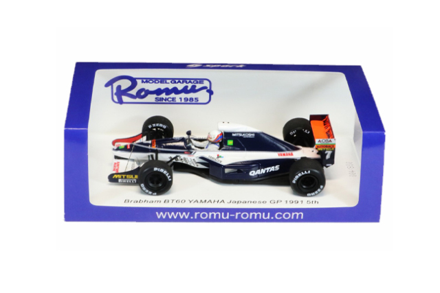 MODEL GARAGE ROMU【ロム別注】 スパーク 1/43 ブラバム BT60 ヤマハ M.ブランドル　1991年日本GP 5位