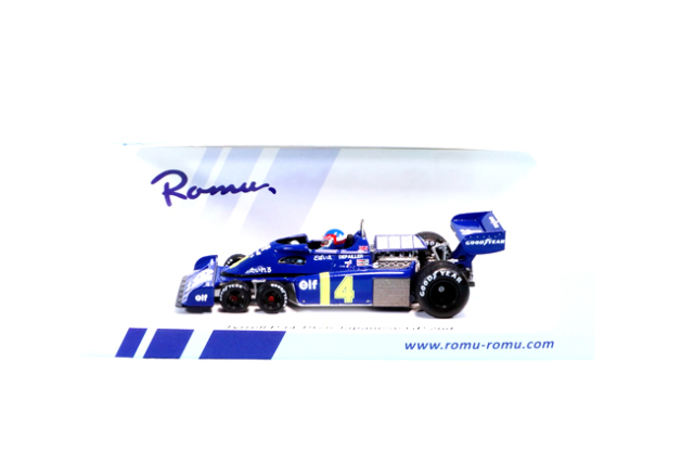 MODEL GARAGE ROMU【ロム別注】 スパーク 1/43 ティレル P34 P.ディパイエ　1976年日本GP2位
