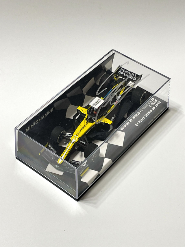 E.オコン直筆サイン入 ミニチャンプス 1/43 ルノー R.S.20 2020年