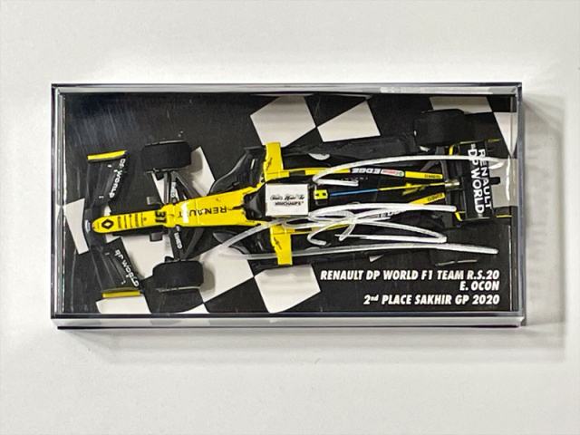 E.オコン直筆サイン入 ミニチャンプス 1/43 ルノー R.S.20 2020年