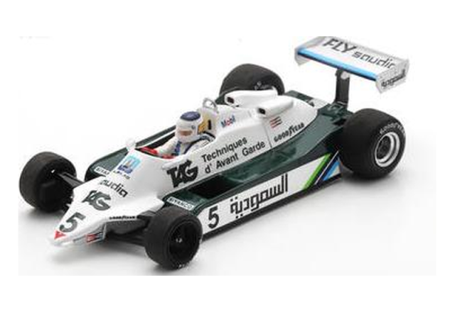 【スパーク(S6997)ご予約商品8/10締切】1/43 ウィリアムズ FW07C C.ロイテマン 1982年南アフリカGP2位 No.5 予価：税込￥13970