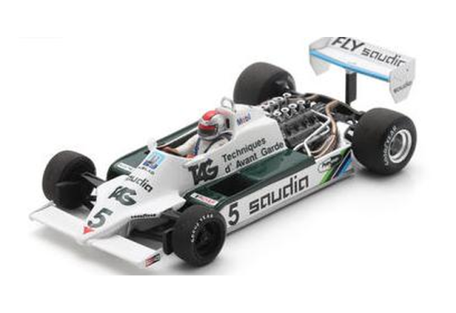 【スパーク(S6999)ご予約商品8/10締切】1/43 ウィリアムズ FW07C M.アンドレッティ 1982年ロングビーチGP No.5 予価：税込￥13970