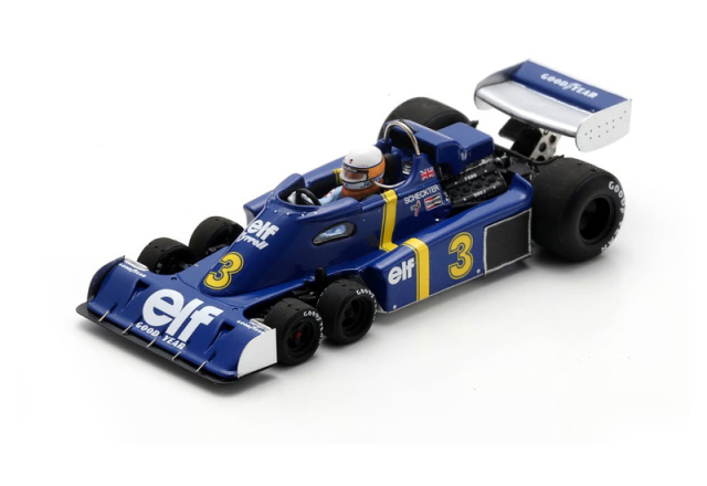 スパーク 1/43 ティレル P34 ジョディ・シェクター 1976年ベルギーGP 4位 No.3　