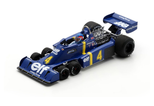 スパーク 1/43 ティレル P34 パトリック・デパイユ 1976年スウェーデンGP 2位 No.4　