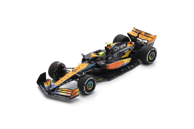 【2025イギリスGPポイントUPフェアー】対象商品 スパーク 1/43 マクラーレン MCL60 L.ノリス 2023年アブダビGP5位 No.4　
