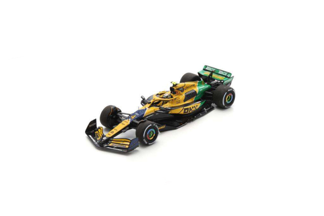 スパーク 1/43 マクラーレン MCL38 L.ノリス 2024年モナコGP4位 No.4