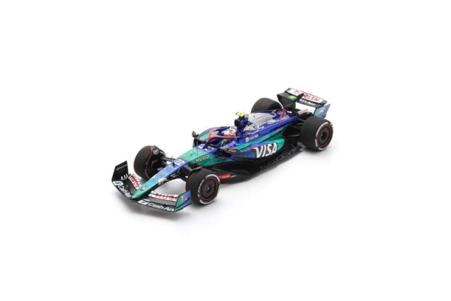 スパーク 1/43 VisaCashApp-RB VCARB 01 角田裕毅 2024年ラスベガスGP9位　No.22