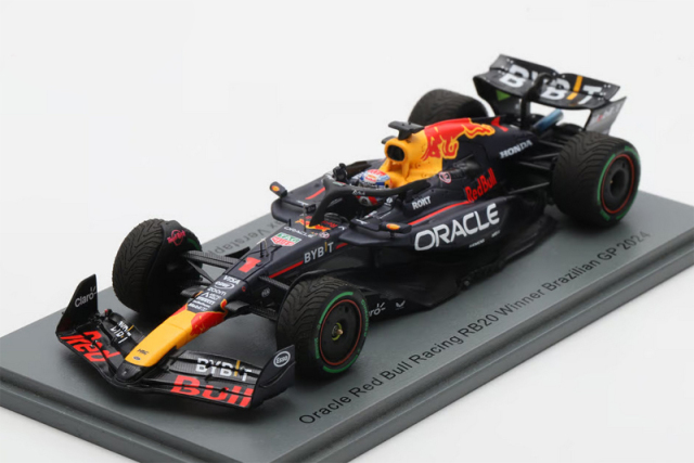 【再入荷】スパーク 1/43 レッドブル RB20 M.フェルスタッペン 2024年ブラジルGP優勝 No.1