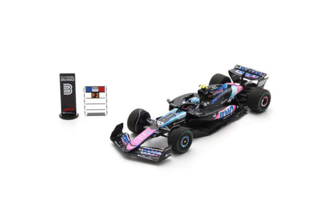 スパーク 1/43 アルピーヌ F1 A524 P.ガスリー 2024年ブラジルGP3位(150th GP Race) No.10 