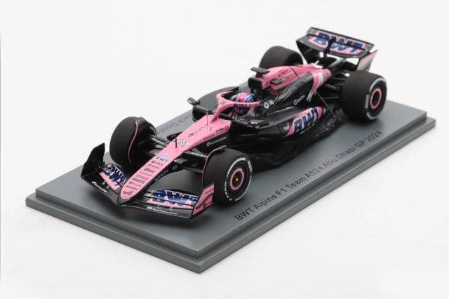 スパーク 1/43 アルピーヌ F1 A524 J.ドゥーハン 2024年アブダビGP No.61