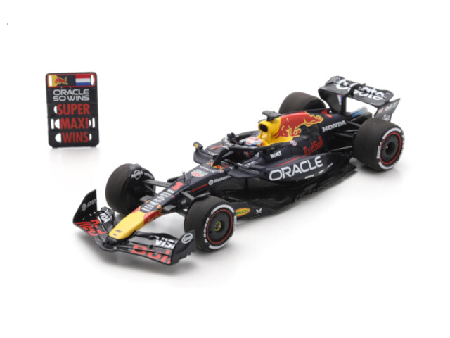 スパーク 1/43 レッドブル  RB21 M.フェルスタッペン 2025年イタリアGP 優勝 オラクル50勝記念 No.1