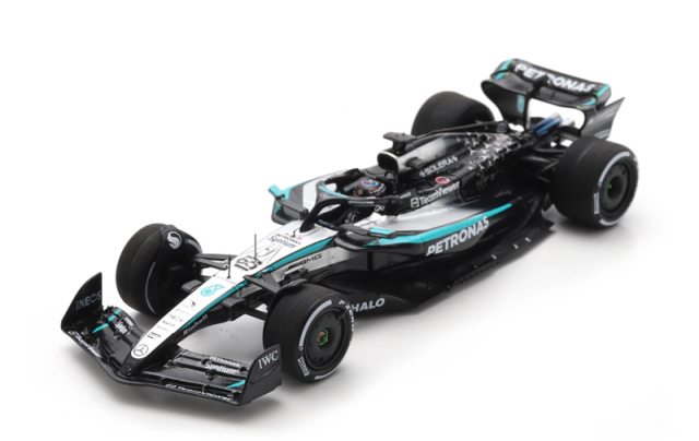スパーク 1/43 メルセデスAMG W16 G.ラッセル 2025年ラスベガスGP 2位 150戦記念 No.63