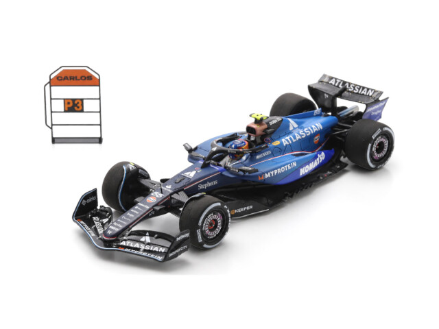 スパーク 1/43 ウィリアムズ FW47 C.サインツ 2025年カタールGP 3位 No.55