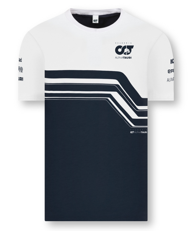 2022 スクーデリア アルファタウリ チーム Tシャツ　ネイビー