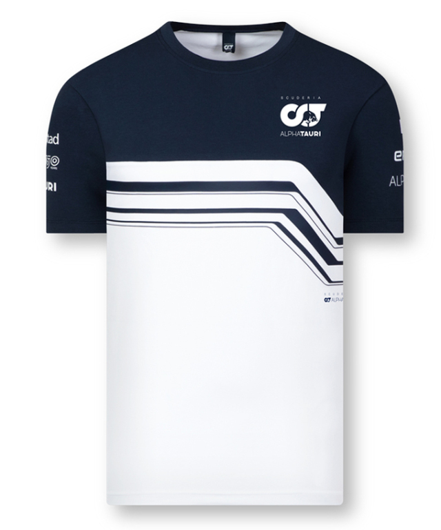 2022 スクーデリア アルファタウリ チーム Tシャツ　ホワイト