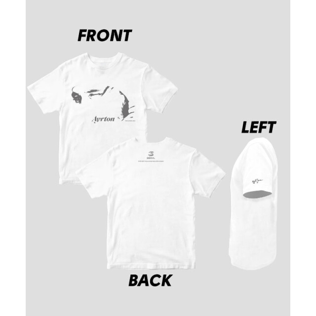 インプレス別注品 熱田護 アイルトン・セナ写真集『Ayrton』TシャツTYPEA(Senna Brands公認)