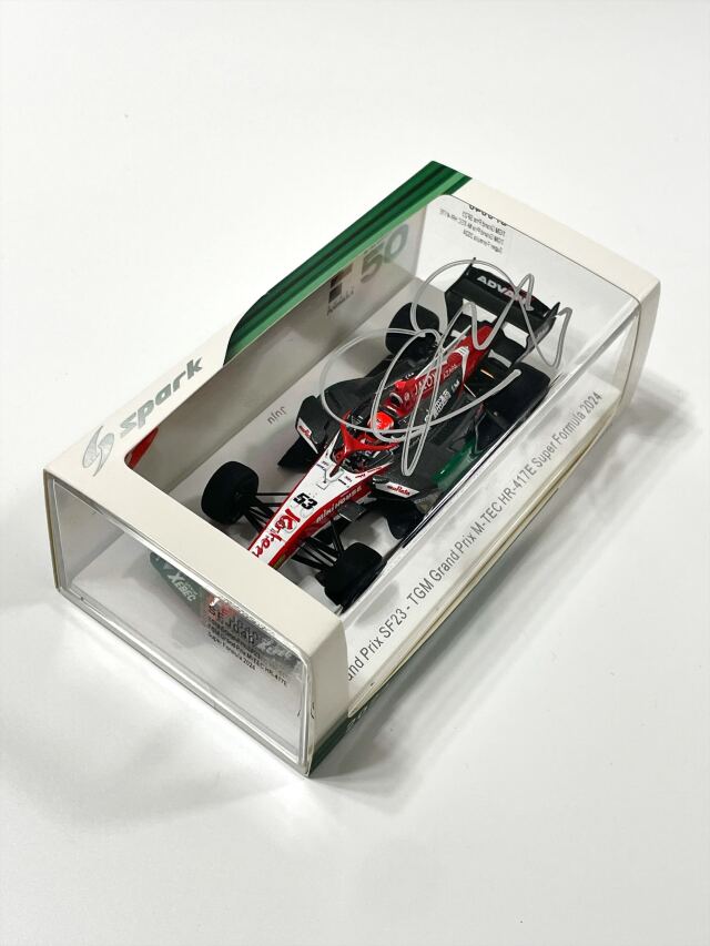 野田樹潤直筆サイン入 スパーク 1/43 ミキハウス TGM SF23 スーパー