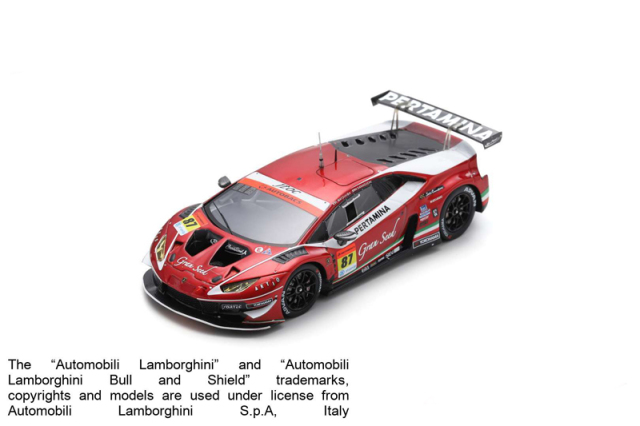 スパーク 1/43 Gran Seed Lamborghini GT3 No.87 JLOC GT300 SUPER GT(スーパーGT)2021 KosukeMatsuura-NatsuSakaguchi(松浦孝亮/坂口夏月)