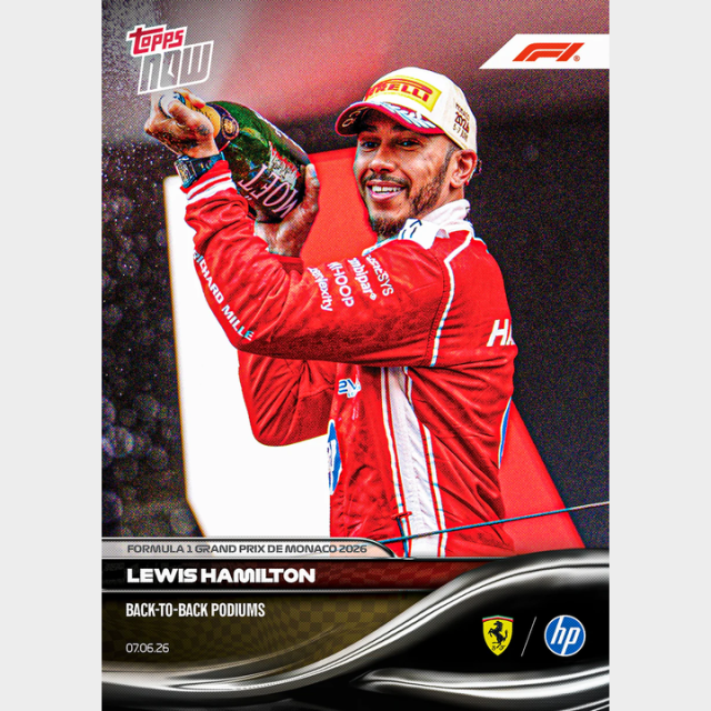 Lewis Hamilton - 2026 F1 Topps NOW - Card 34(トップス F1トレーディングカードトップスナウカード34)