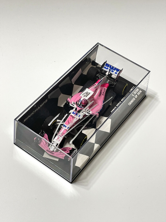 E.オコン直筆サイン入 ミニチャンプス 1/43 フォースインディア