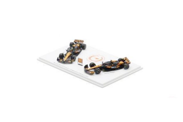 スパーク 1/64 マクラーレン MCL38 No.4 & No.81 2024コンストラクターズ チャンピオン L.ノリス ＆ O.ピアストリ 