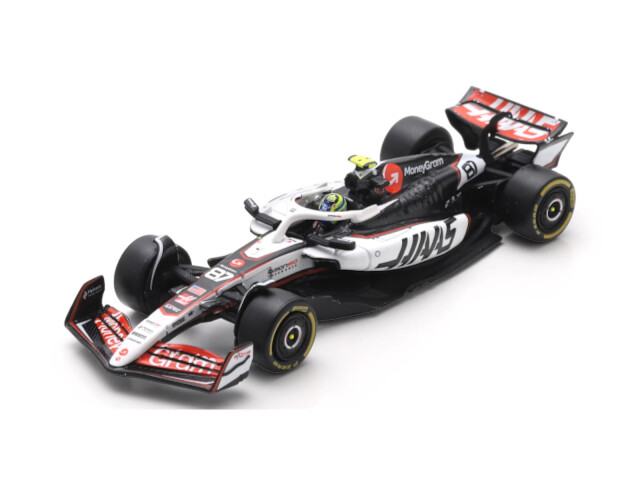 スパーク 1/64 ハース VF-25 O.ベアマン 2025年中国GP 8位 No.87