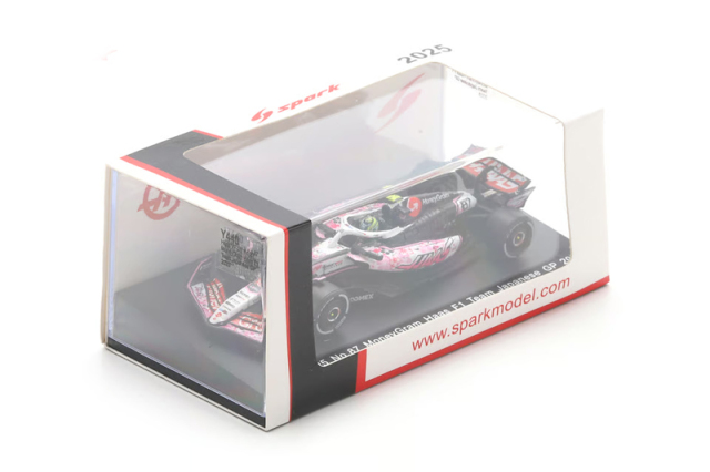 スパーク 1/64 ハースF1 VF-25 O.ベアマン 2025年日本GP No.87 F1