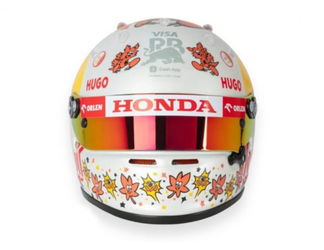 海外並行輸入品】角田裕毅 2024年日本GP 1/2ヘルメット F1グッズ