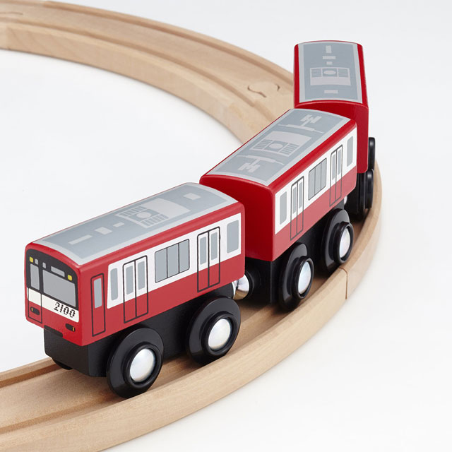 【木製レール 追加パーツ】moku TRAIN 京急2100形