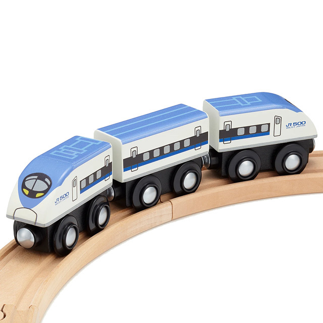モフリン mokuTRAIN 500系新幹線 | 3歳 4歳 5歳 電車 汽車 ごっこ遊び