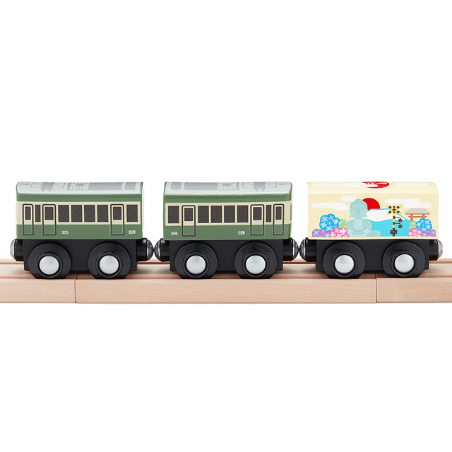 moku TRAIN 江ノ電300形 | 3歳 4歳 5歳 電車 汽車 ごっこ遊び