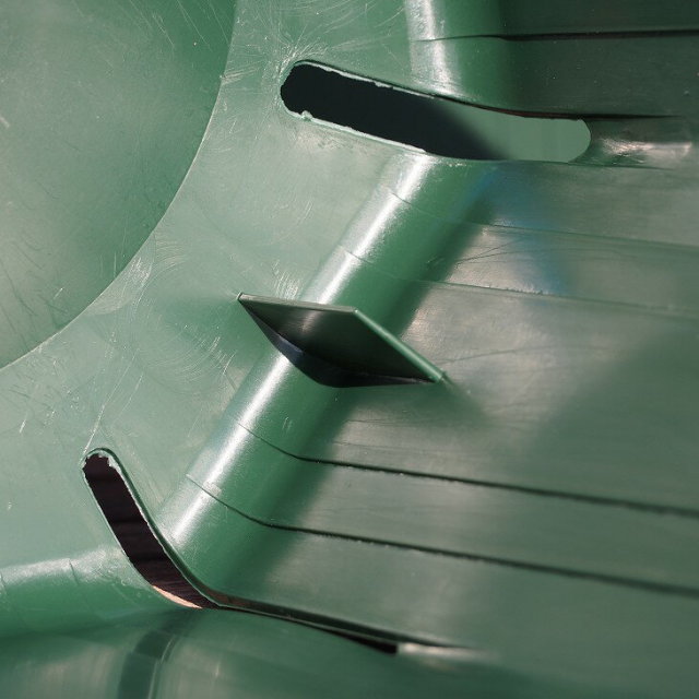 スリット鉢 10号 モスグリーン色