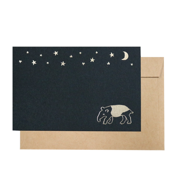 真夜中の雑貨店 ミニカードセット<バク>