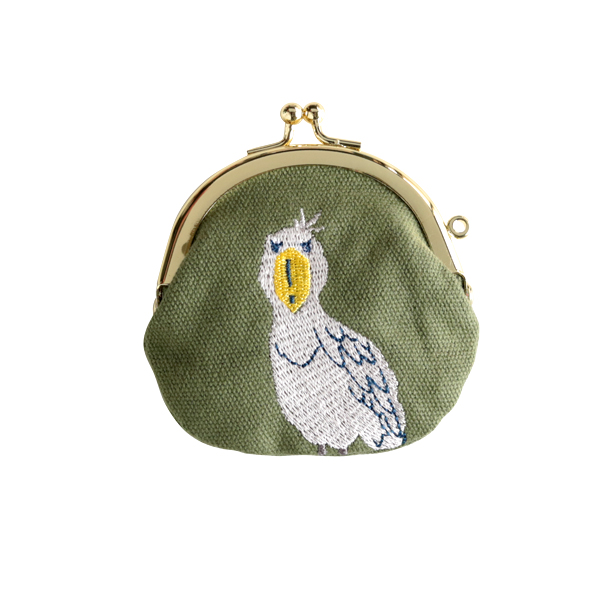 Animal Series がま口ポーチ ハシビロコウ Gf 500 デザインステーショナリーのgreenflash グリーンフラッシュ