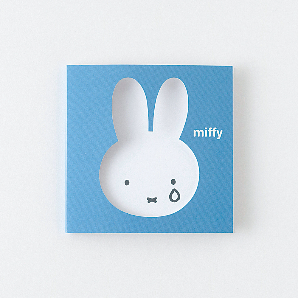 miffy スティッキーメモ<face/blue> BM-007