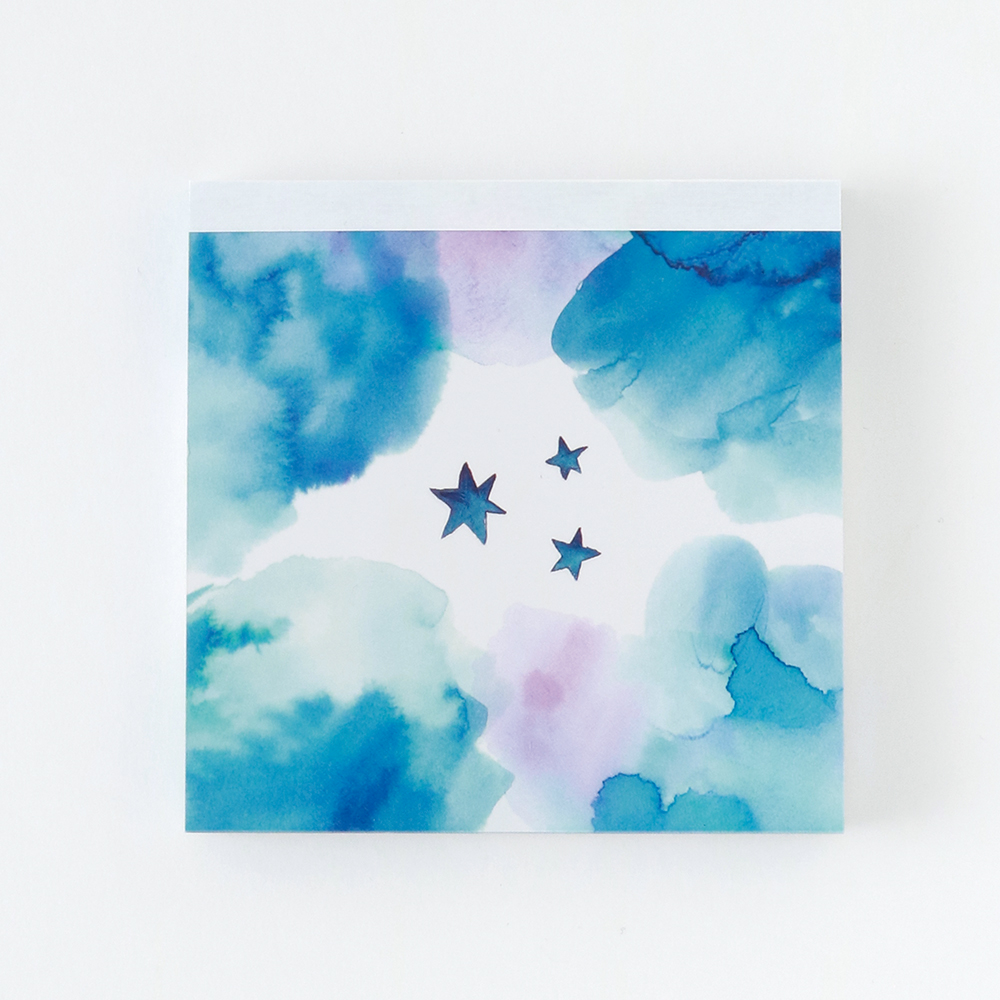 いろを楽しむ ましかくメモパッド<星夜> CL-001