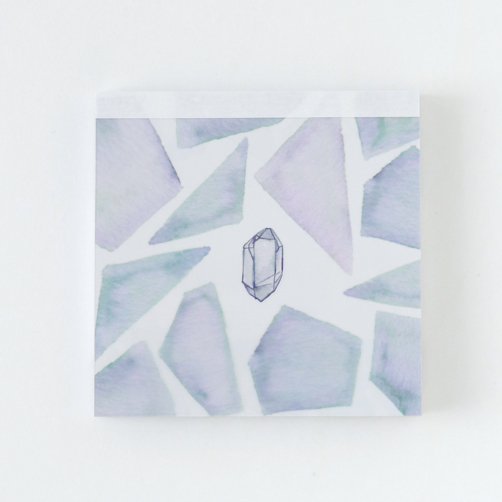 いろを楽しむ ましかくメモパッド<鉱石> CL-005