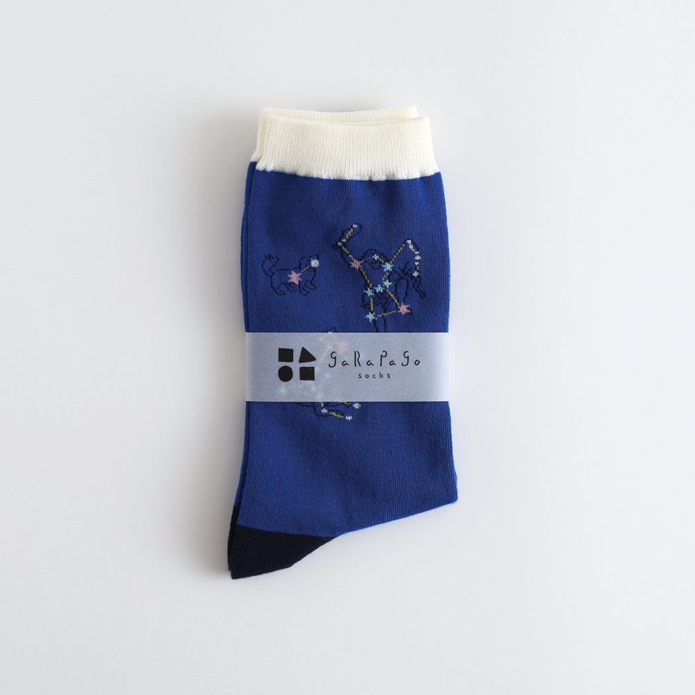 garapago socks 靴下<天文学/オリオン> ST-218